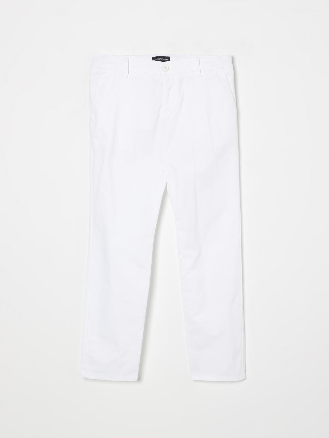 Emporio Armani Jungen Weiß Pants Kids Color