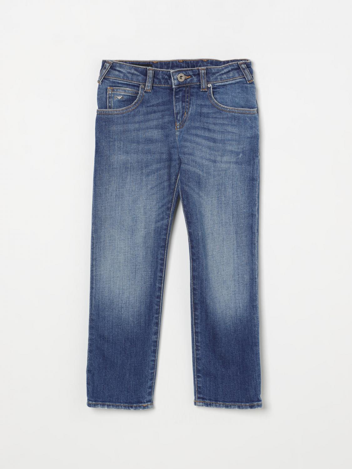 Emporio Armani Straight Jeans In Denim