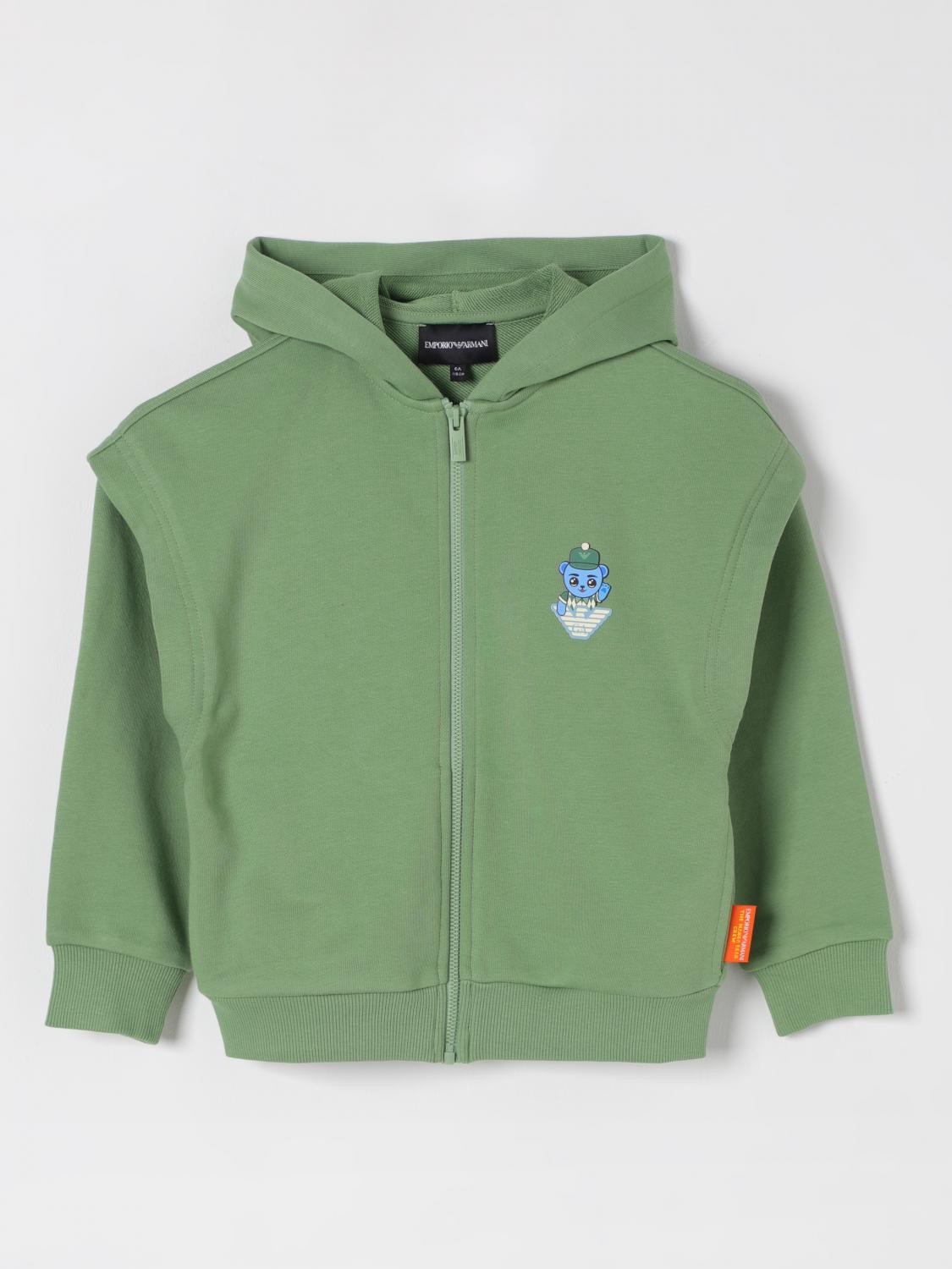 Emporio Armani Sweater  Kids Color Green In Green
