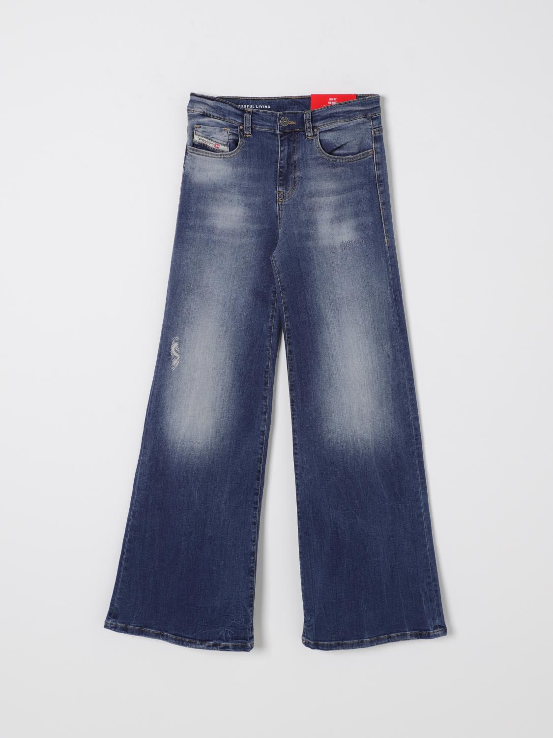 Diesel Jeans Kids Color Denim In Denim