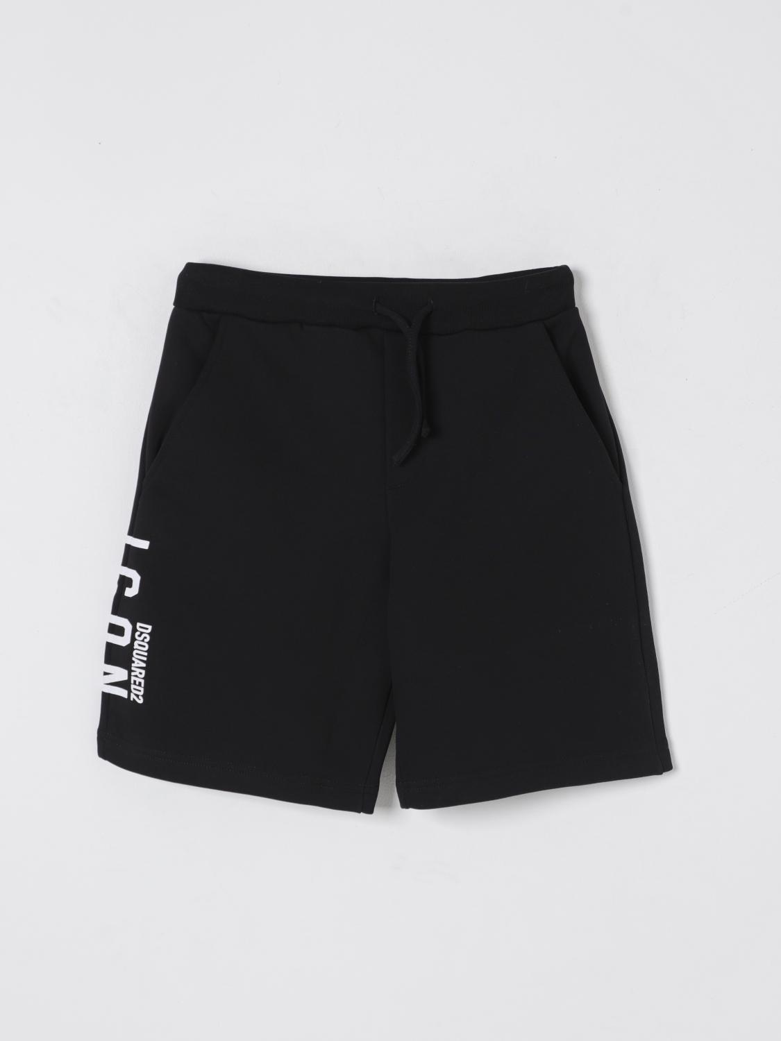 Dsquared2 Shorts Kids Color Black In Black