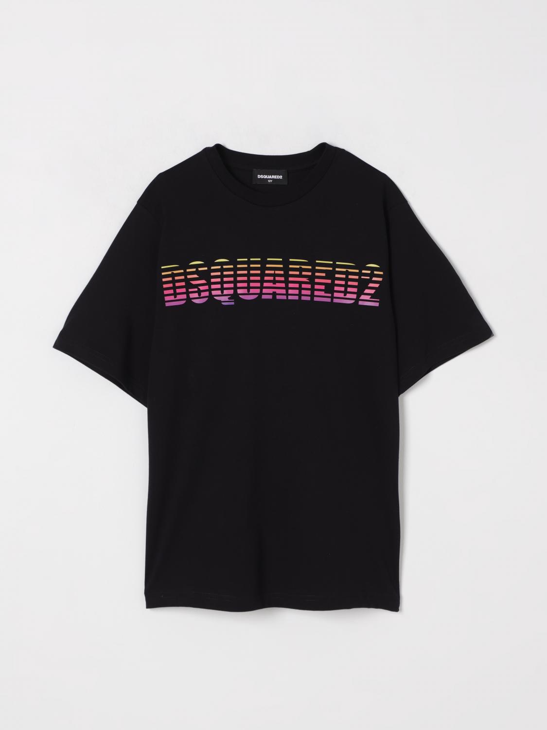 Dsquared2 T-shirt Kids Color Black In Black