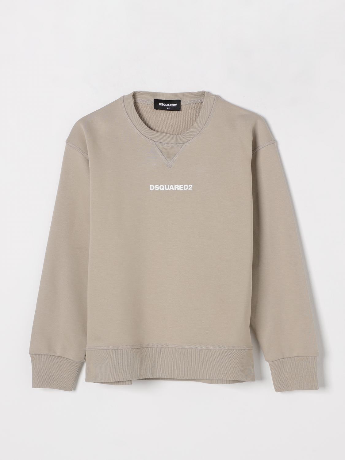 DSQUARED2 SWEATER DSQUARED2 KIDS COLOR GREY 422794020