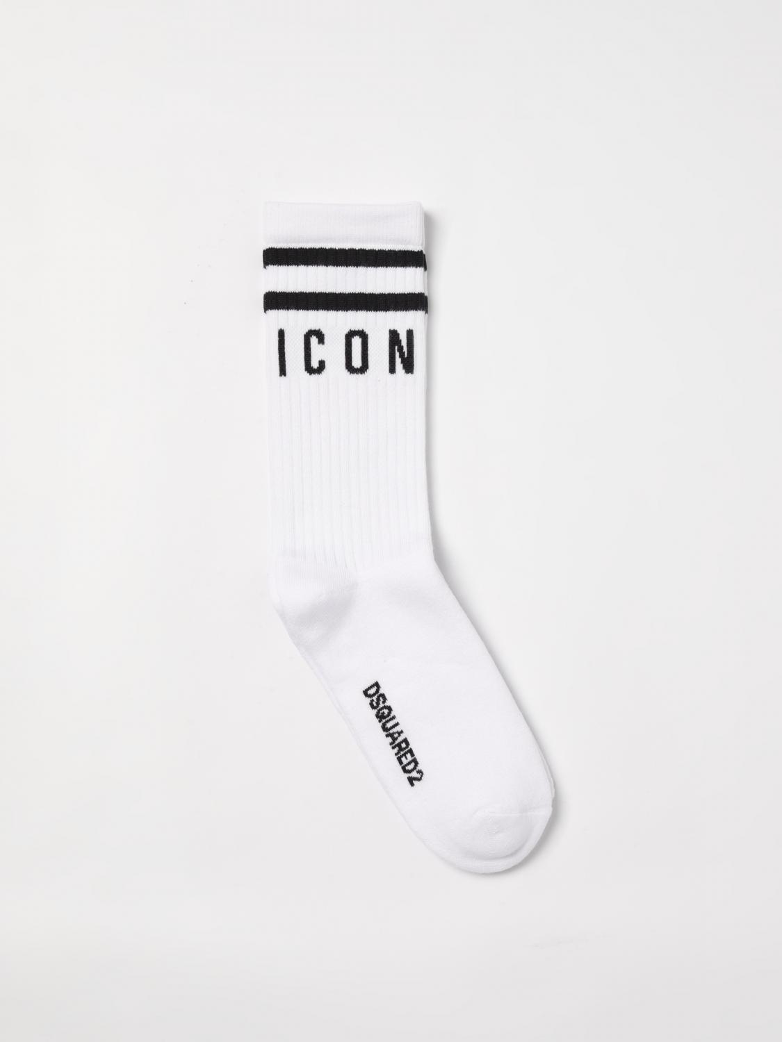 Dsquared2 Socks Kids Color White In White
