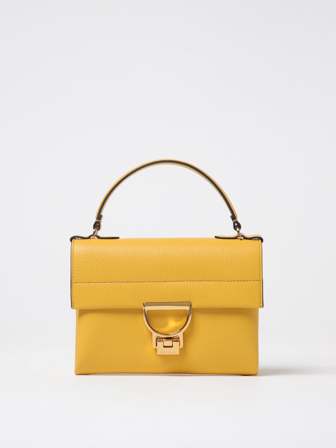 Coccinelle Mini Bag Woman Color Yellow In Yellow