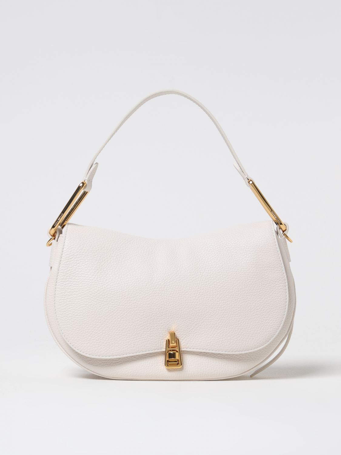 Shop Coccinelle Shoulder Bag Woman Color White