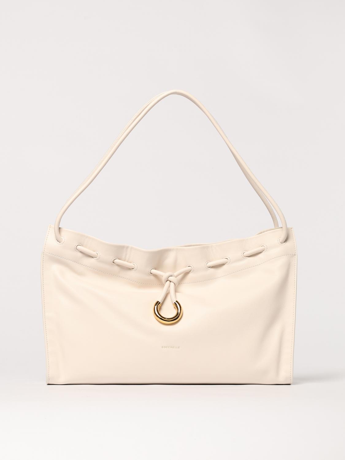 Coccinelle Shoulder Bag Woman Color White In White
