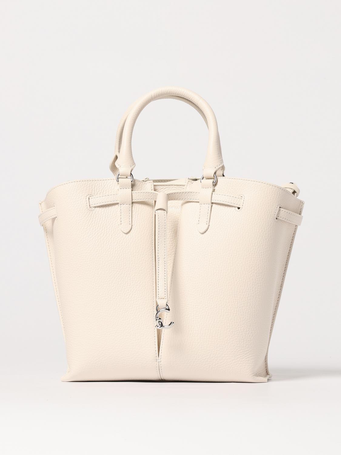 Shop Coccinelle Handbag Woman Color White