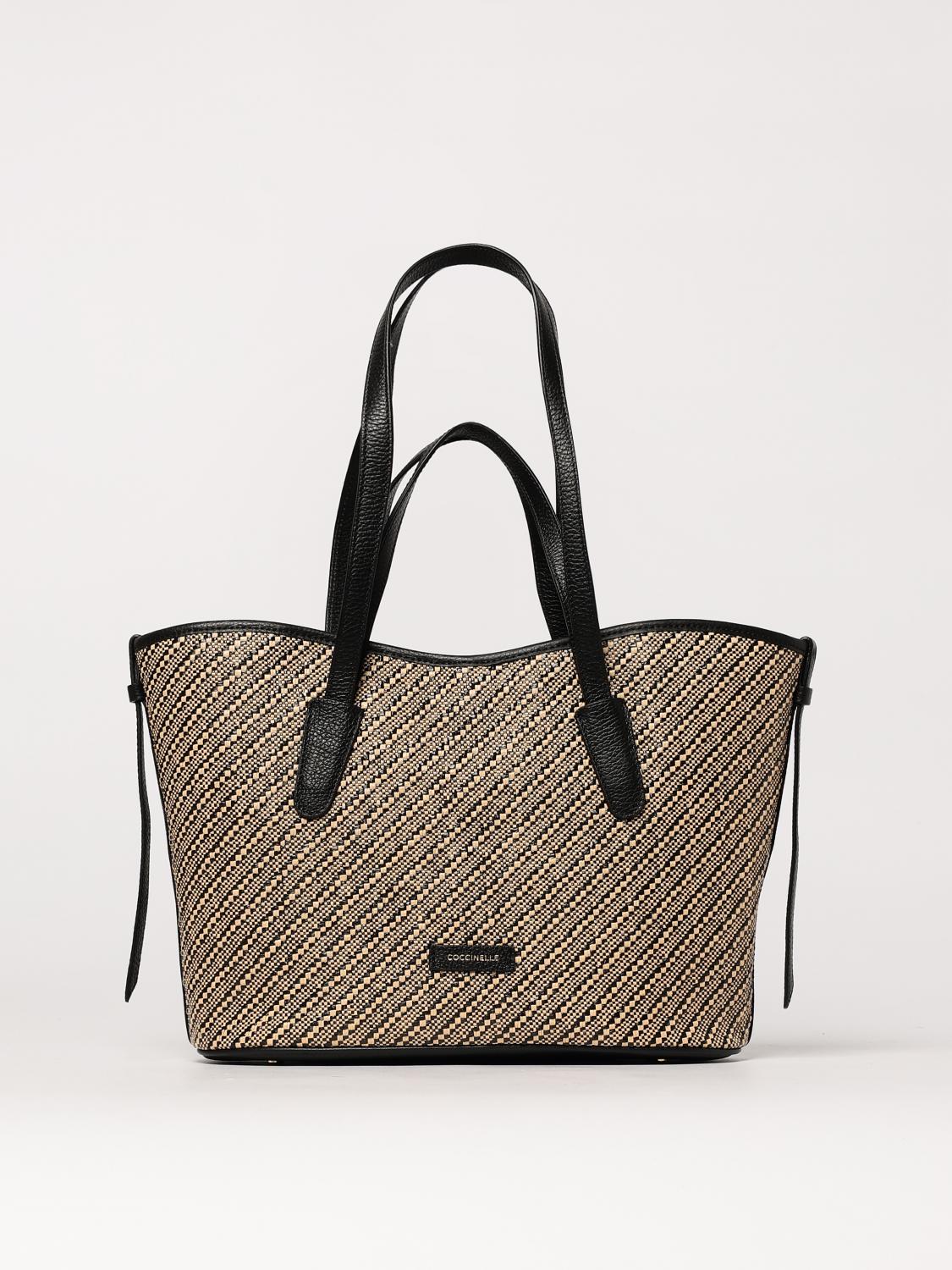 Coccinelle Shoulder Bag Woman Color Black In Black