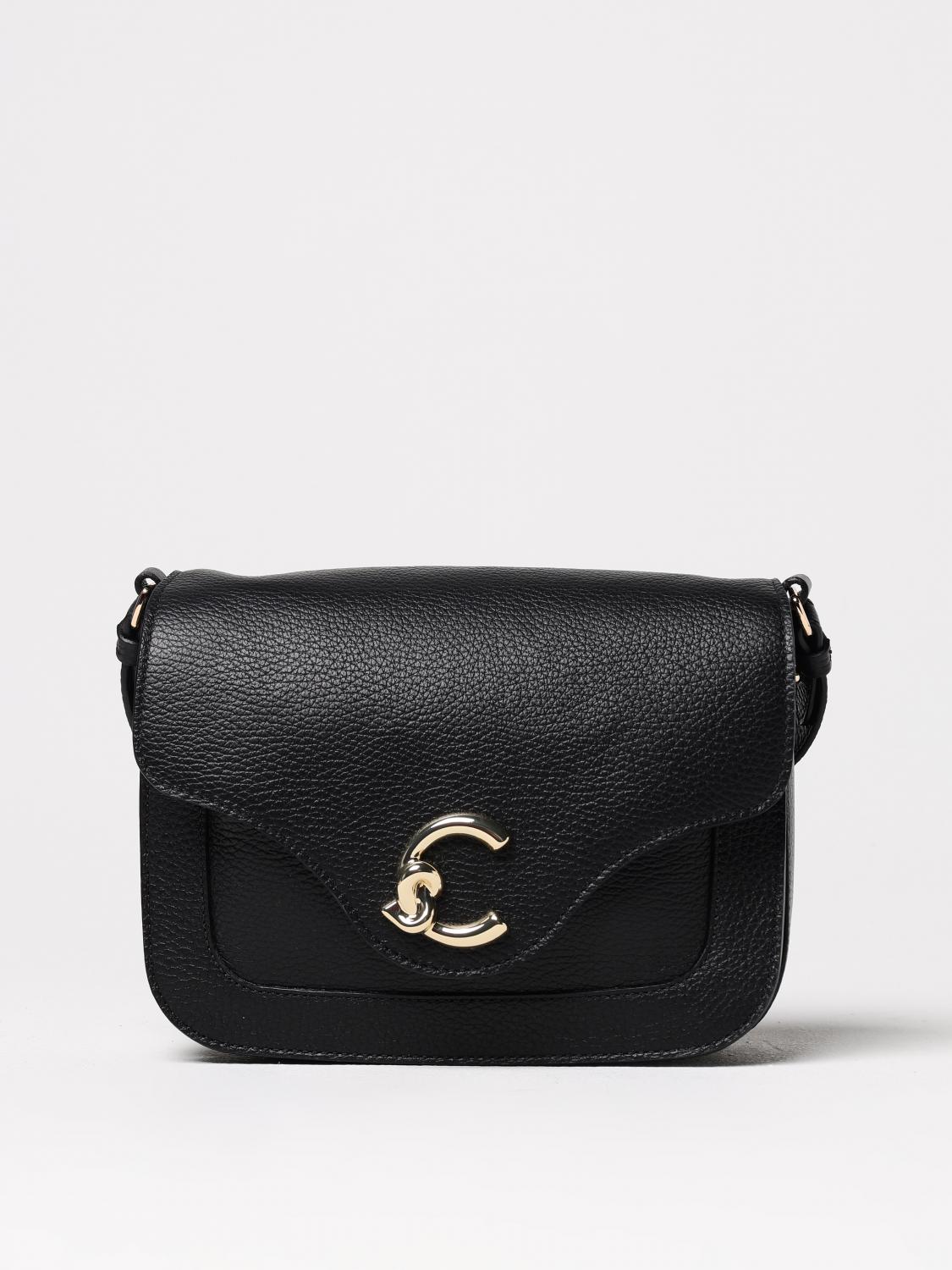 Coccinelle C-me Medium Shoulder Bag In Black