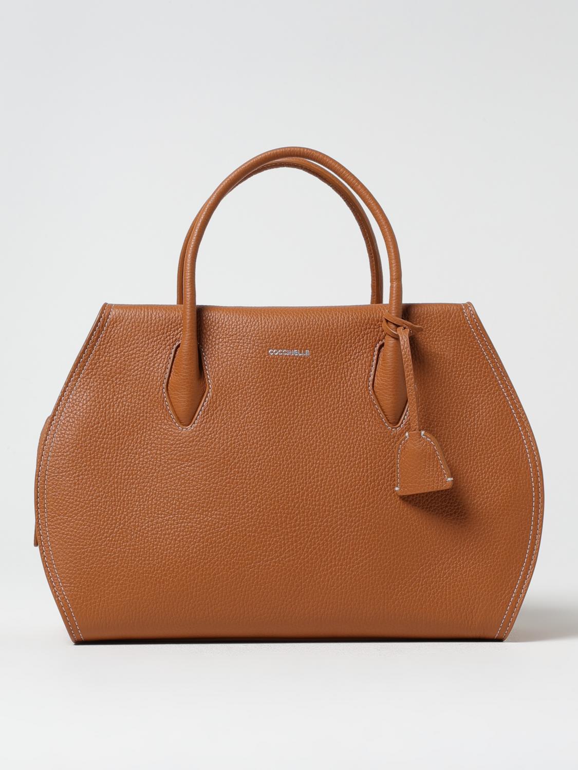 Coccinelle Shoulder Bag Woman Color Leather In Leather