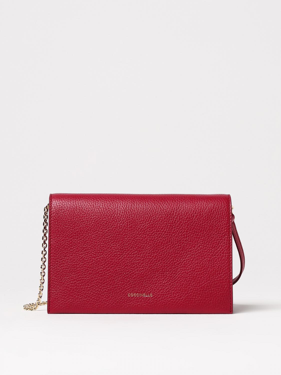 Coccinelle Mini Bag Woman Color Wine In Wine