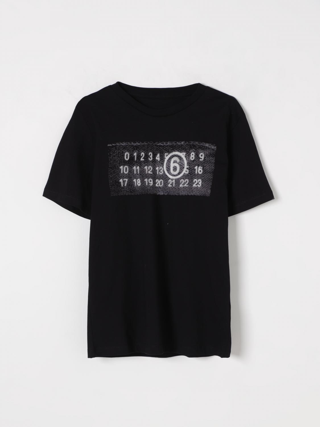 Mm6 Maison Margiela T-shirt Kids Color Black In Black