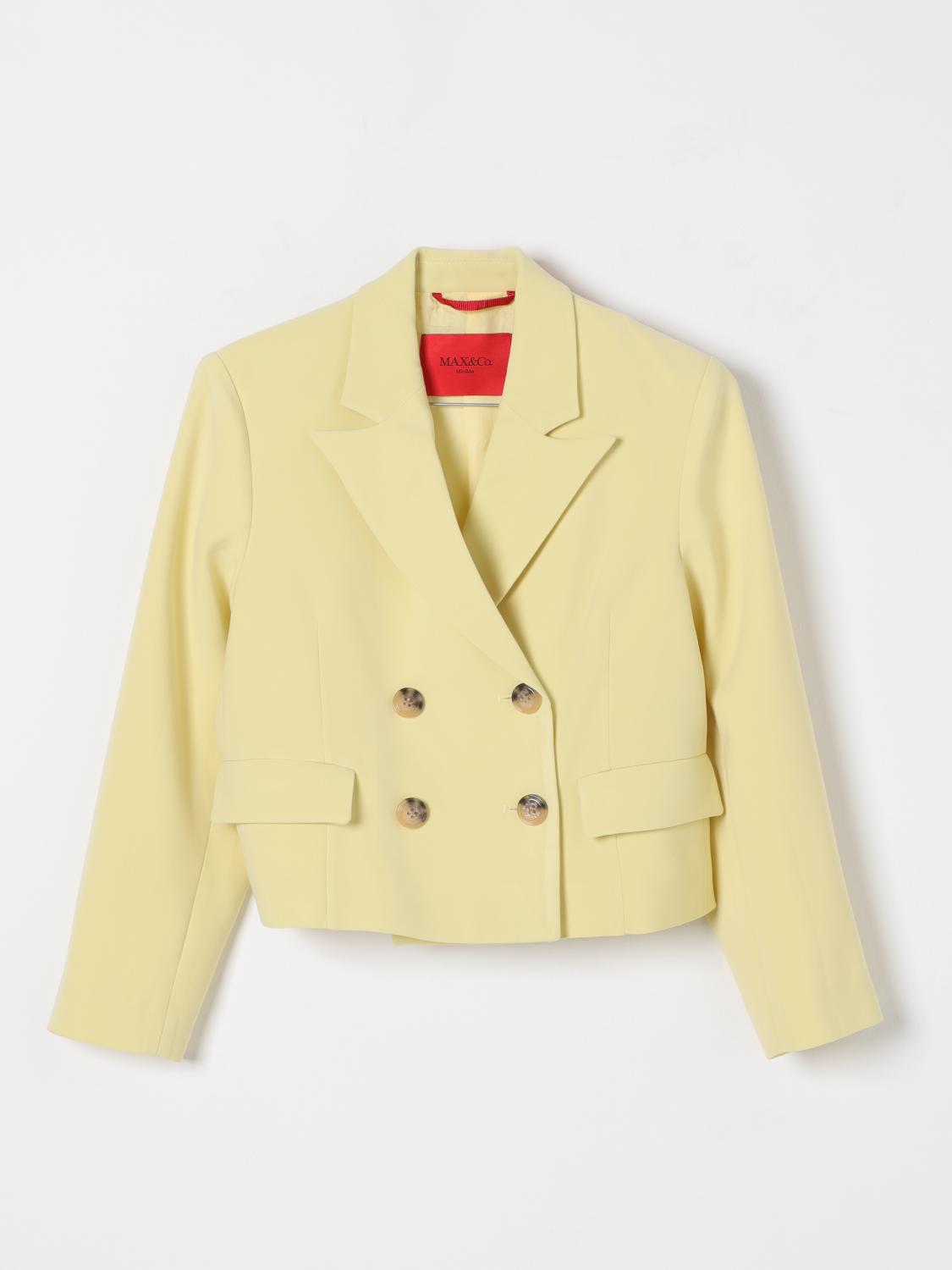 Max & Co. Kid Jacket Kids Color Yellow In Yellow