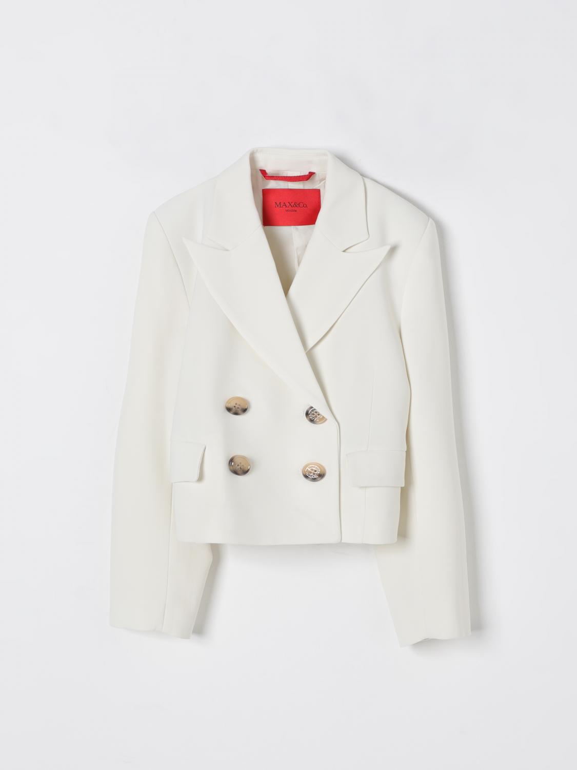 Max & Co. Kid Jacket Kids Color Yellow Cream In Yellow Cream
