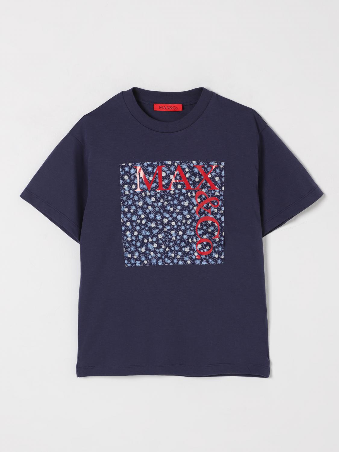 Max & Co. Kid T-shirt Kids Color Blue In Blue