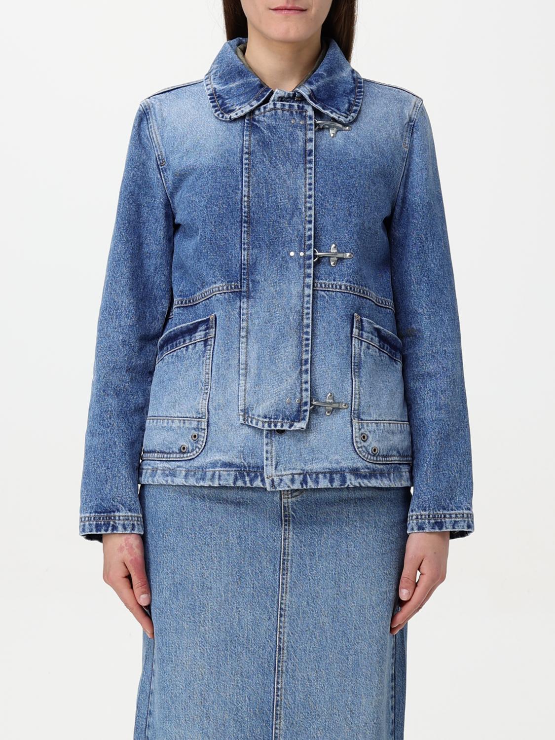 Jacket FAY Woman color Denim