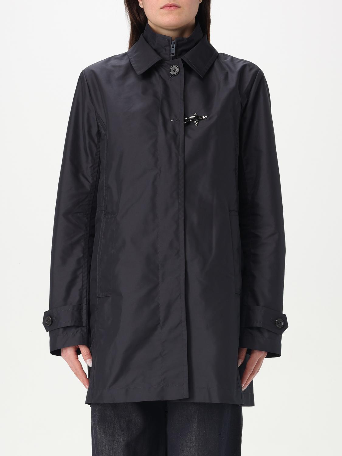 Fay Hooded Jacket In Blue