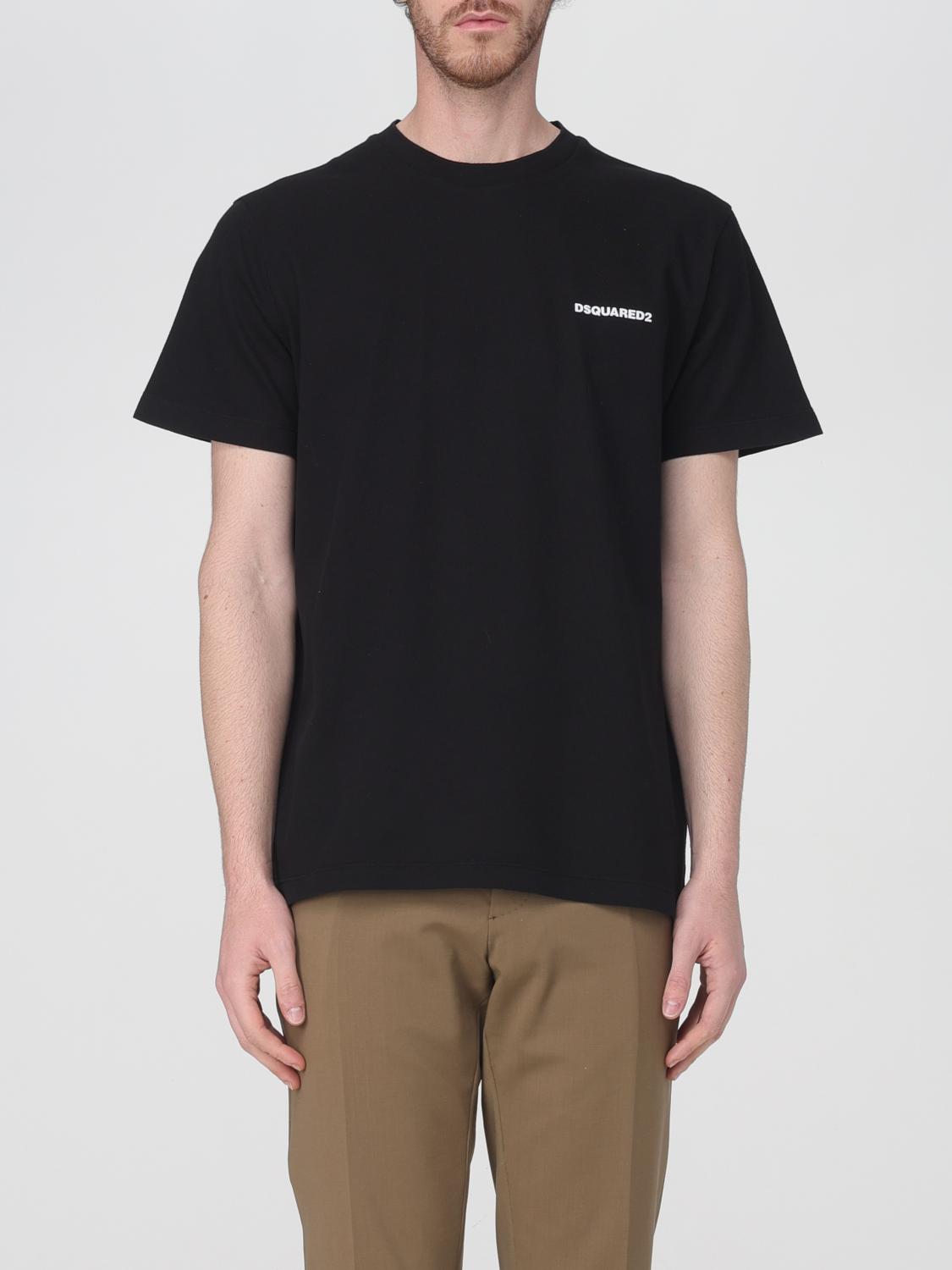 Dsquared2 Logoed T-shirt In Black