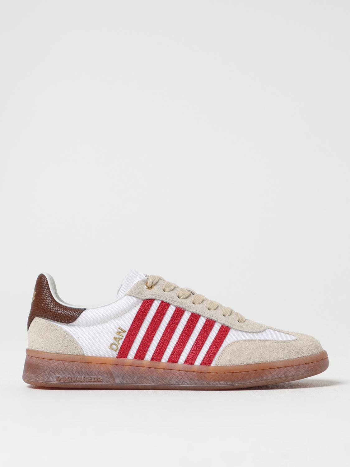 Dsquared2 Boxer Sneakers In White