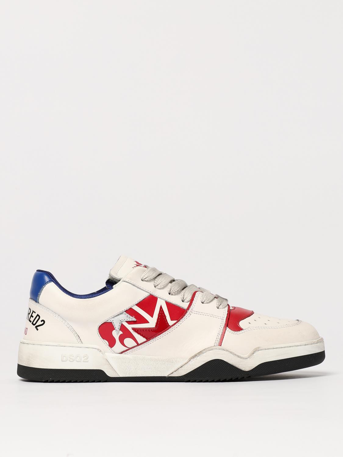 Shop Dsquared2 Sneakers Men Color White