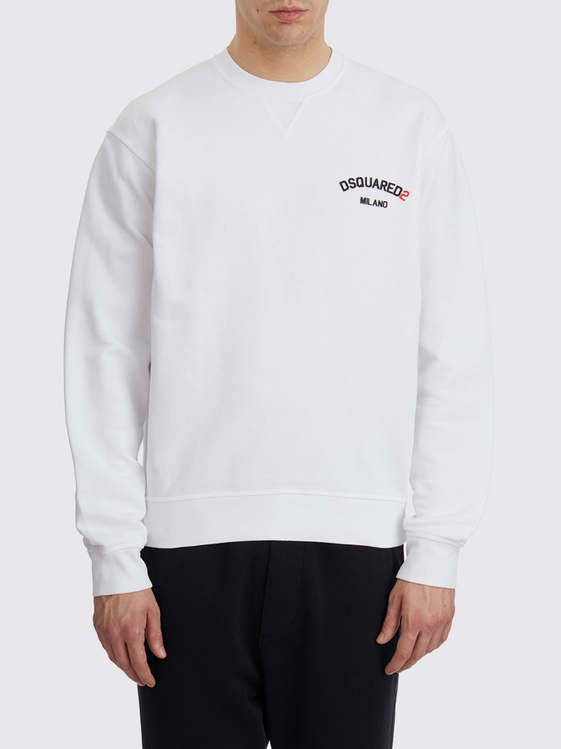 Dsquared2 Sweatshirt Men Color White In White