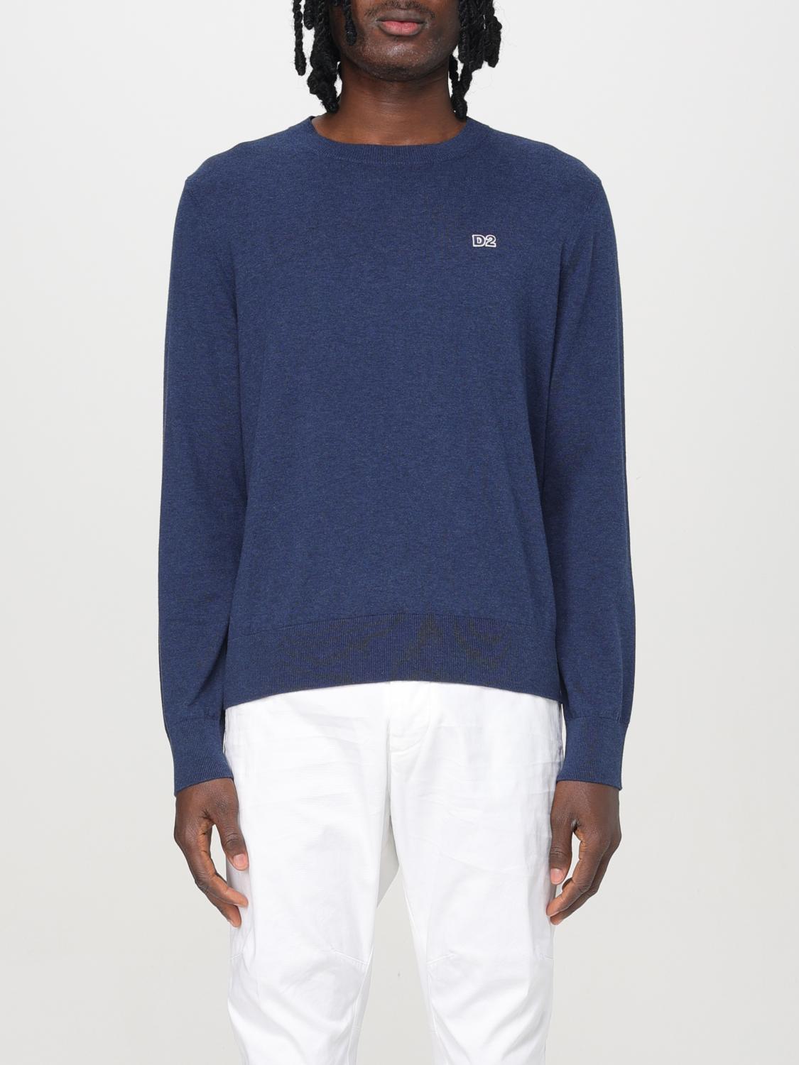 Dsquared2 Crewneck Sweaters And Cardigans In Blau
