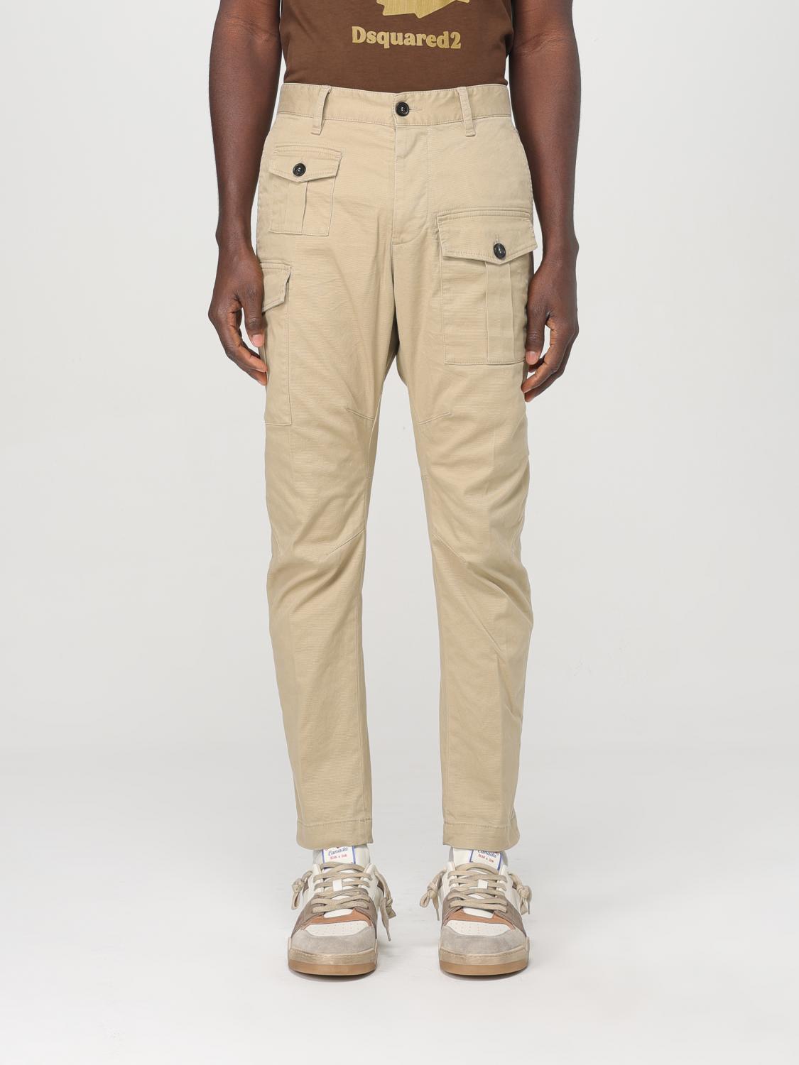 DSQUARED2 PANTS DSQUARED2 MEN COLOR BEIGE 423011022