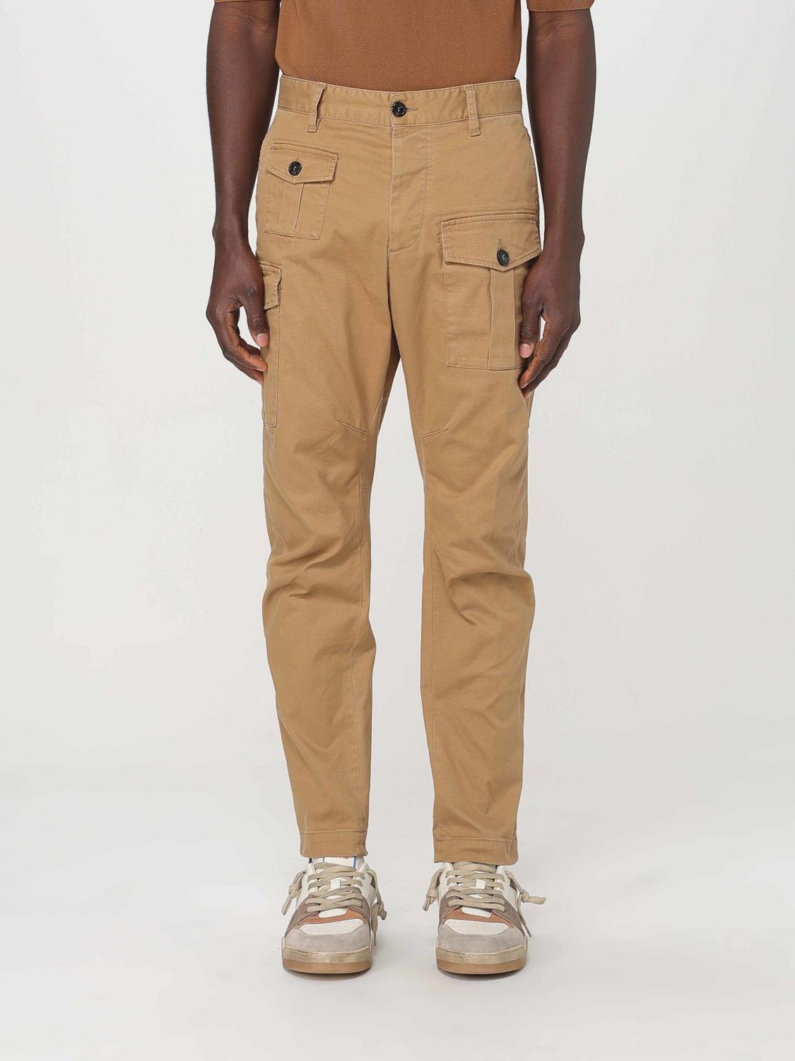 DSQUARED2 PANTS DSQUARED2 MEN COLOR SAND 423011054
