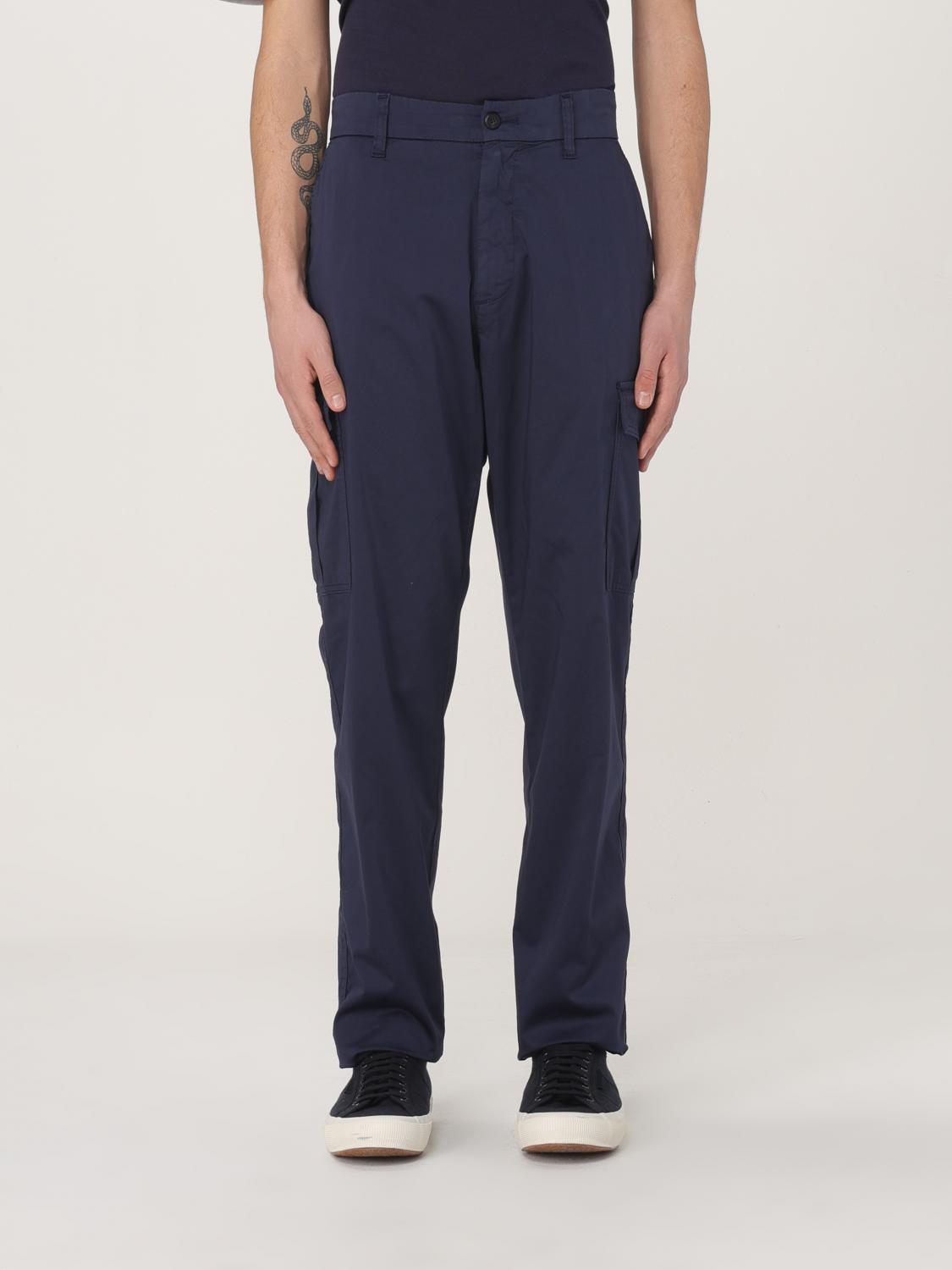 Eleventy Pants Men Color Blue In Blue