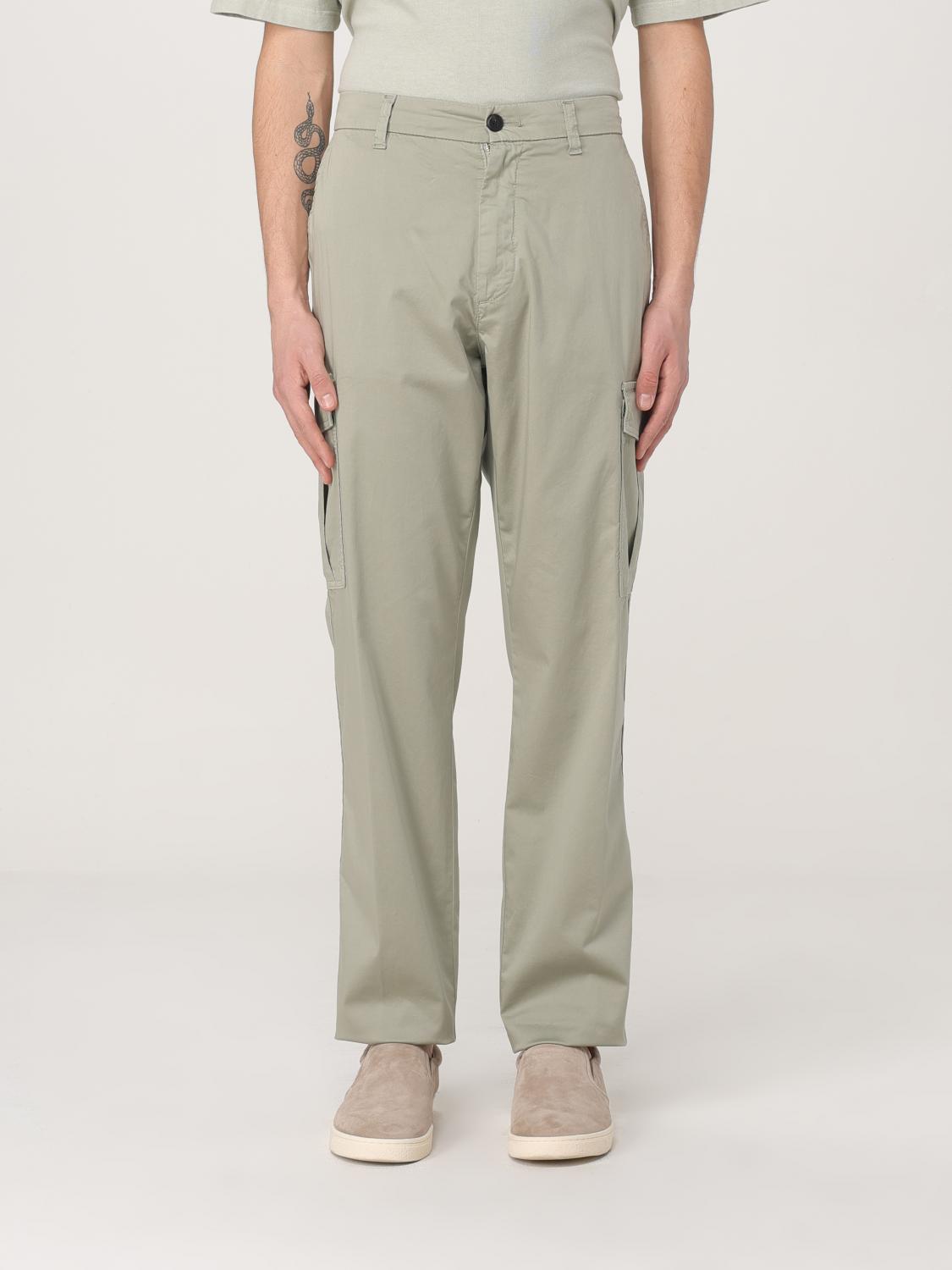 Eleventy Pants Men Color Sage In Sage