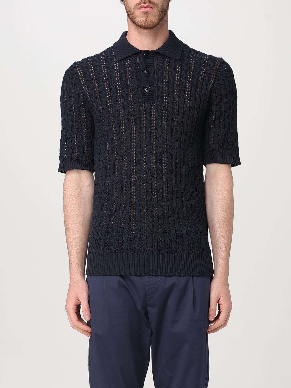 Eleventy Regular Fit Cotton Shirt In Blue