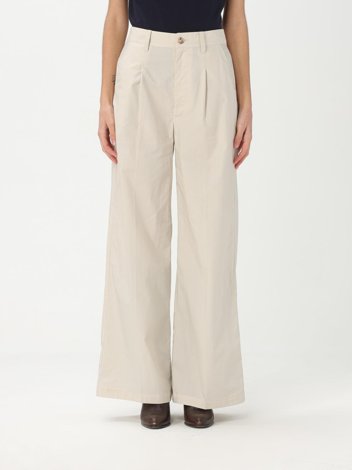 Woolrich Pants Woman Color Beige In Beige