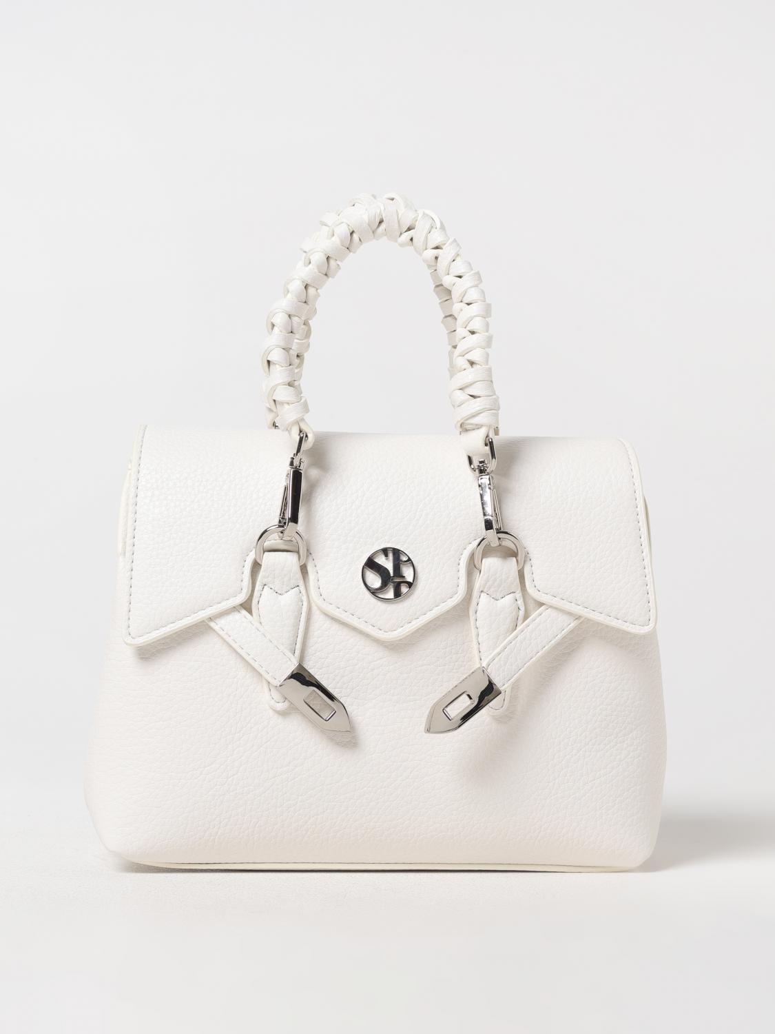 Shop Secret Pon-pon Handbag Woman Color White