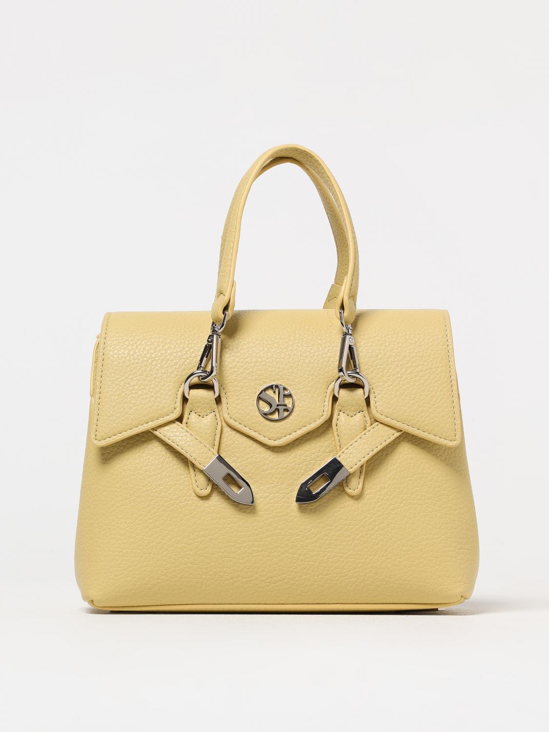Shop Secret Pon-pon Handbag Woman Color Lemon