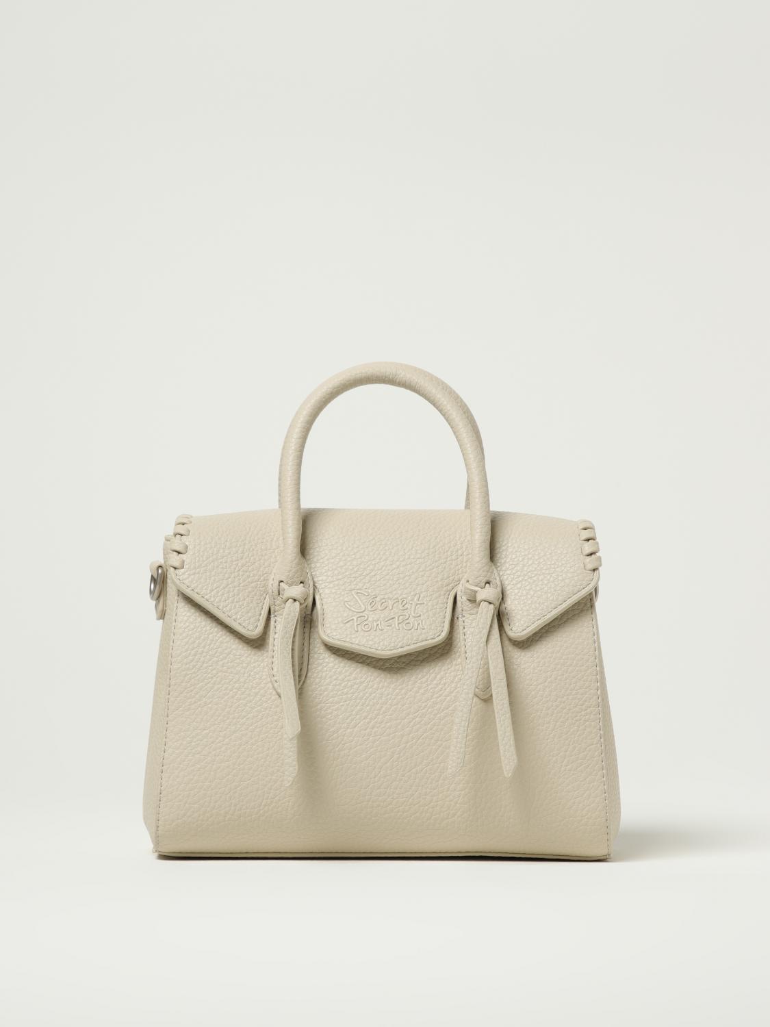 Secret Pon-pon Shoulder Bag Woman Color Milk