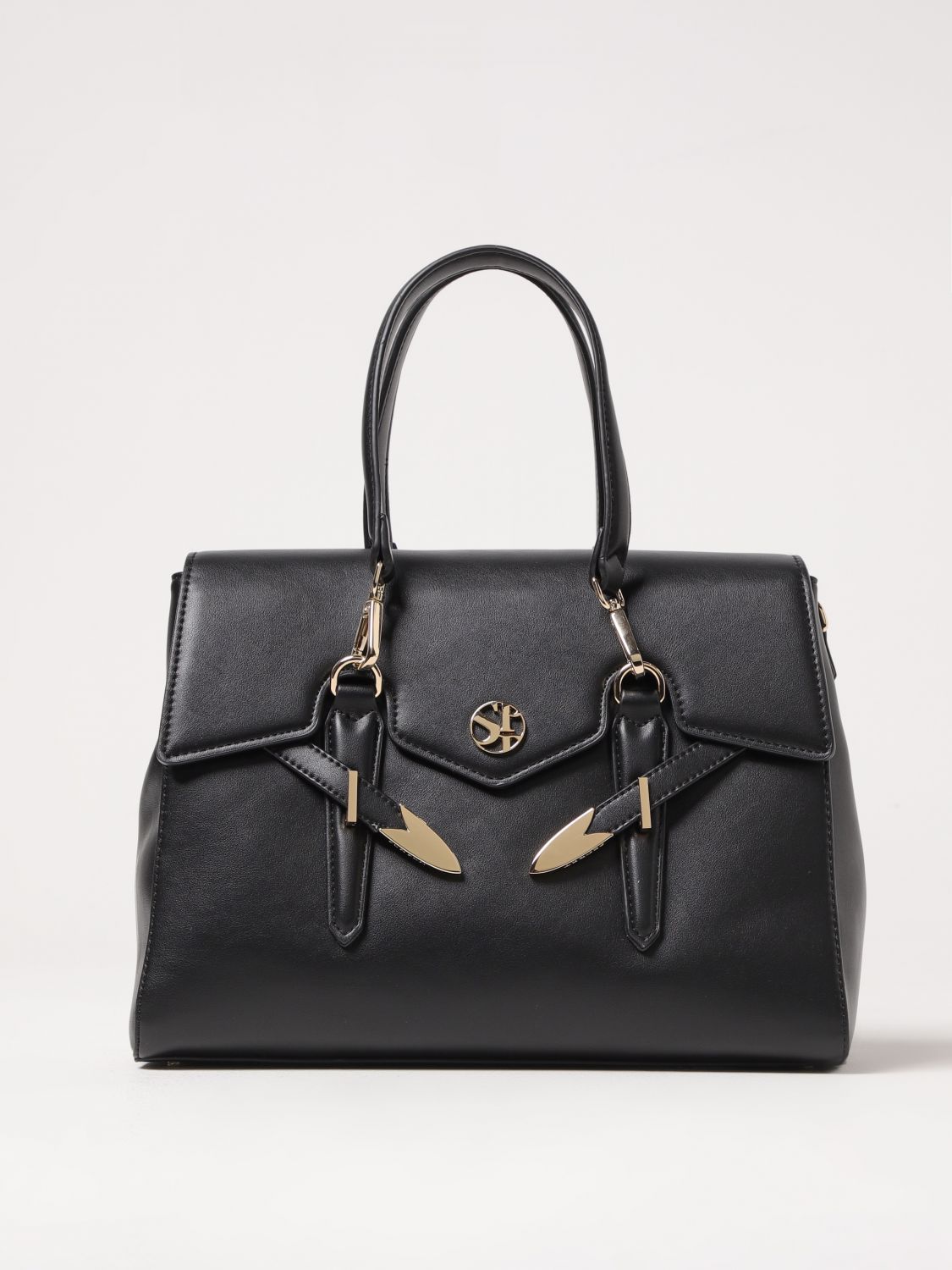 Shop Secret Pon-pon Shoulder Bag Woman Color Black