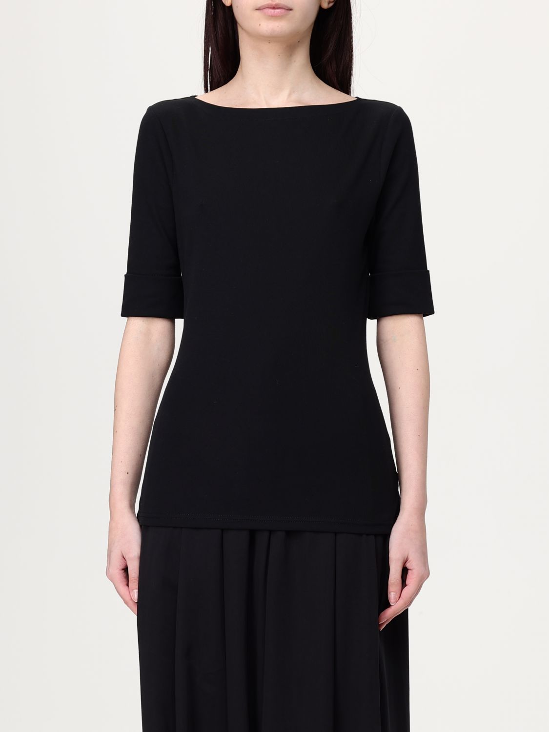 Shop Ralph Lauren T-shirt Lauren Woman Color Black