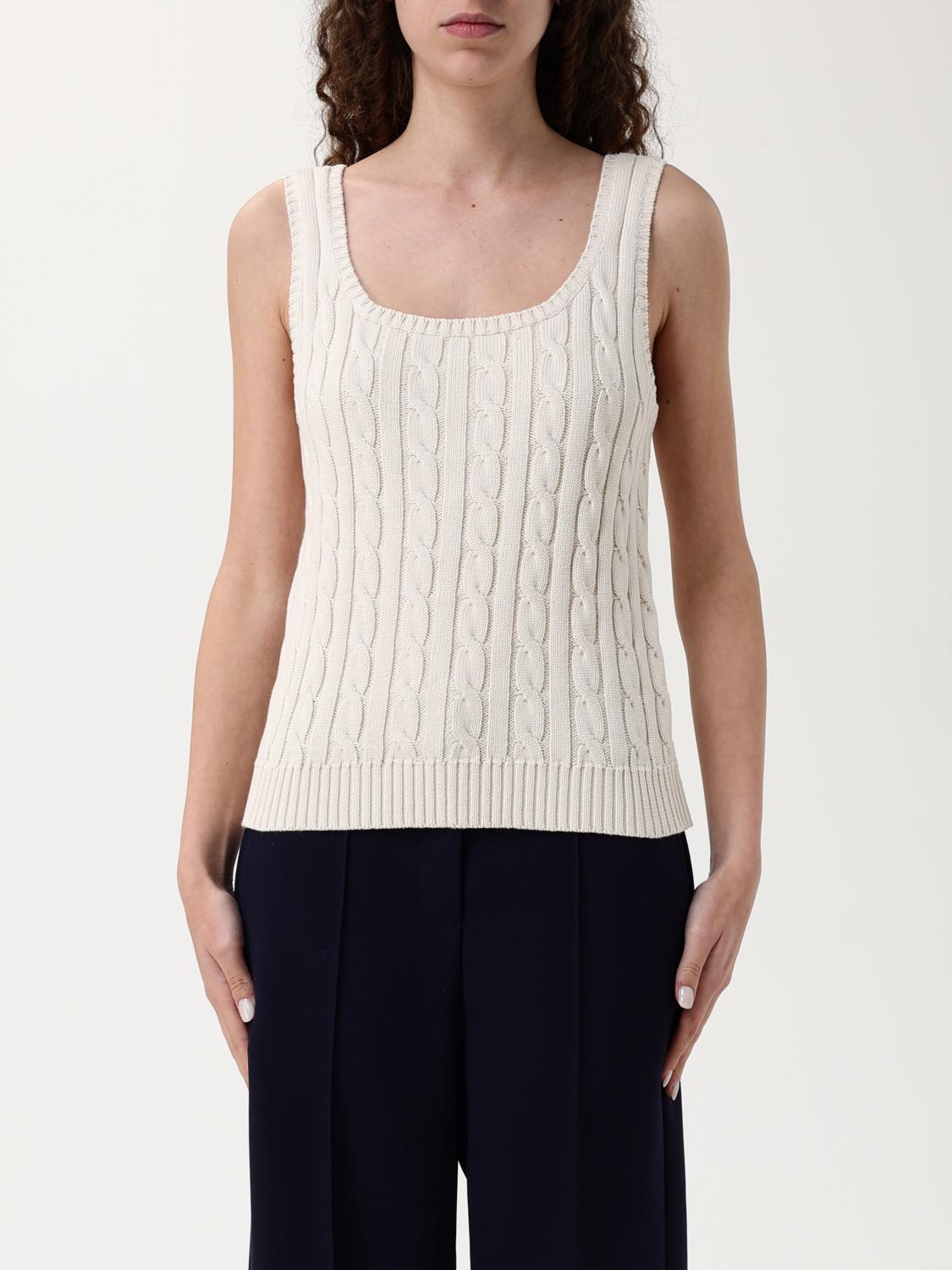 Ralph Lauren Cable-knit Scoop-neck Top