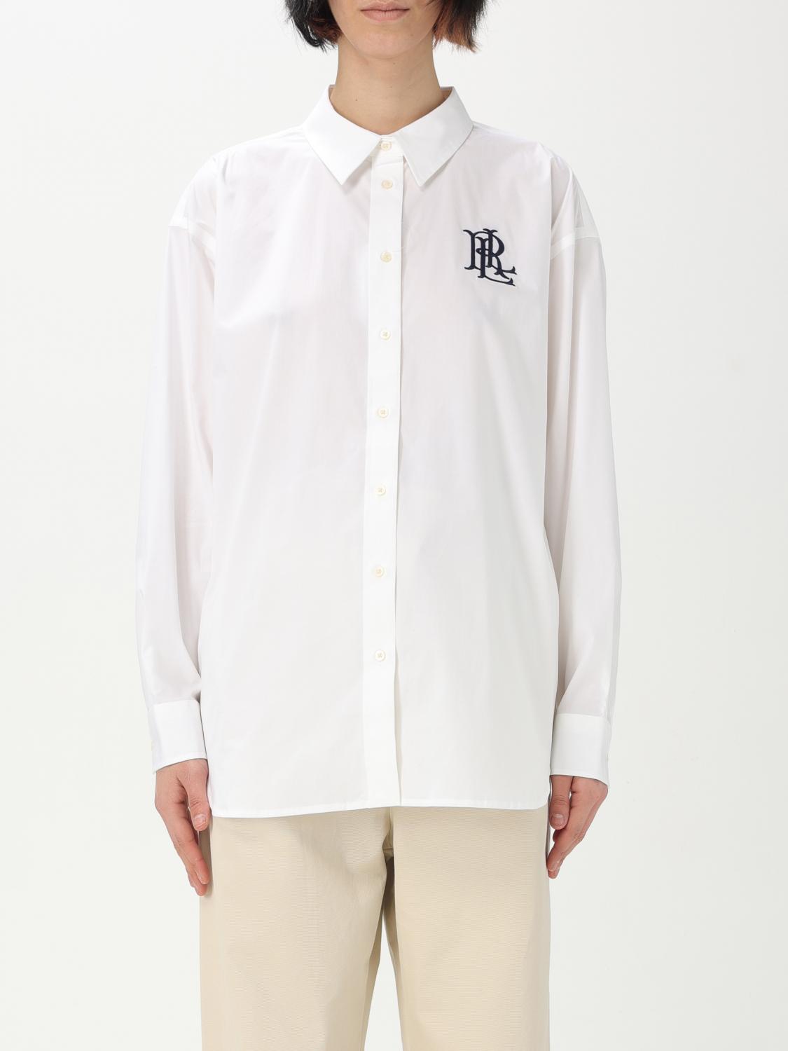 Ralph Lauren Kotta Long Sleeve Button Front Shirt In Weiss 1