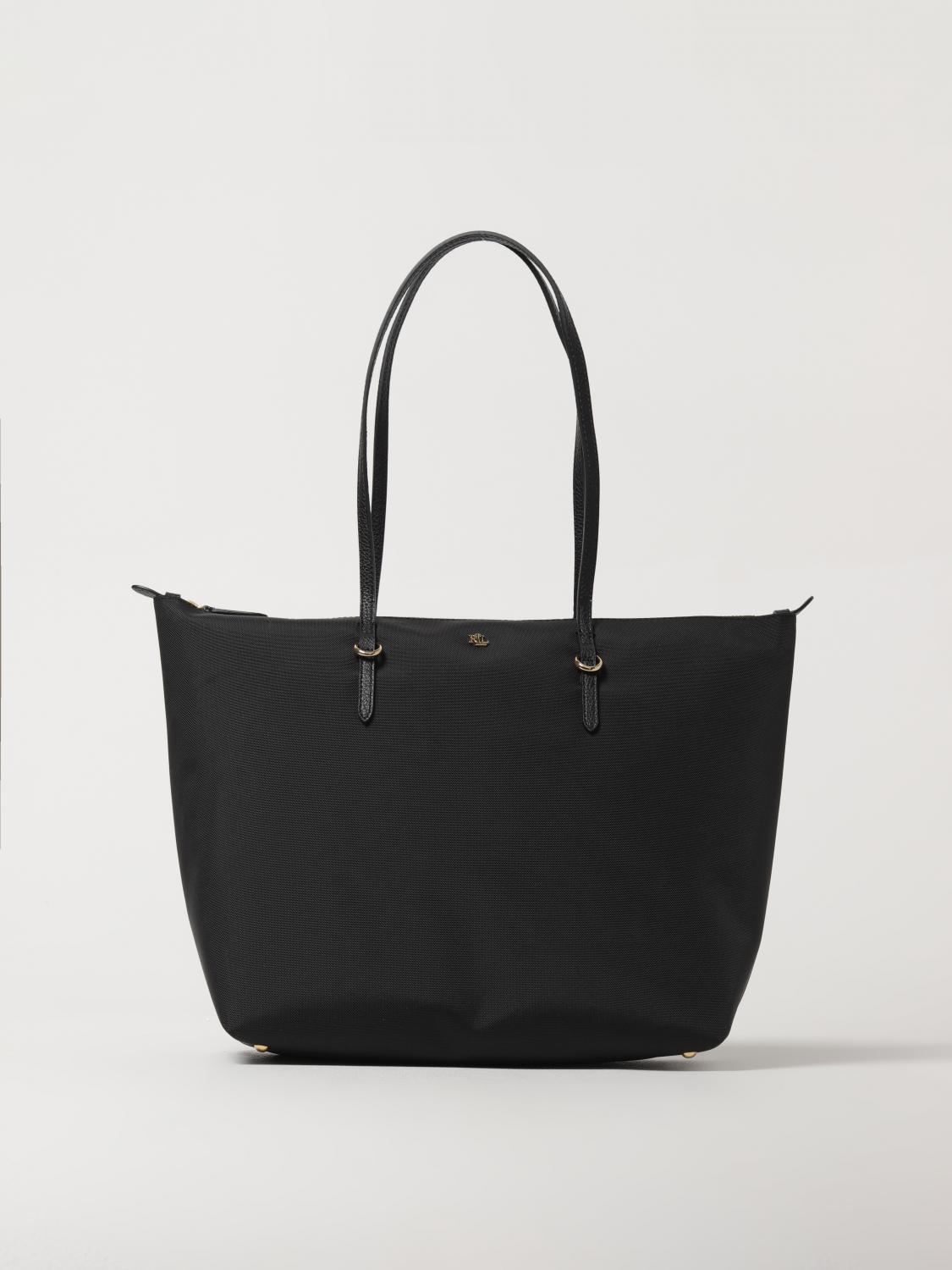 Ralph Lauren Tote Bags Lauren  Woman Color Black 1 In Black 1