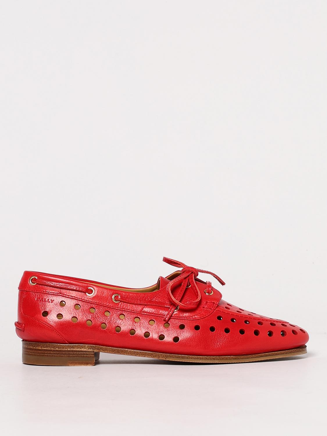 Loafer BALLY Woman color Red
