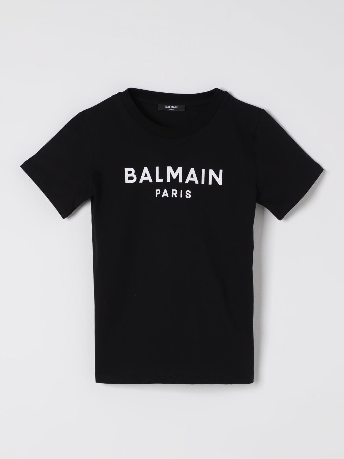 BALMAIN T-SHIRT BALMAIN KIDS COLOR BLACK 423196002
