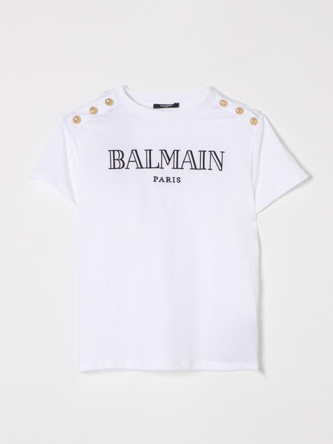 Balmain T-shirt  Kids Color White In White