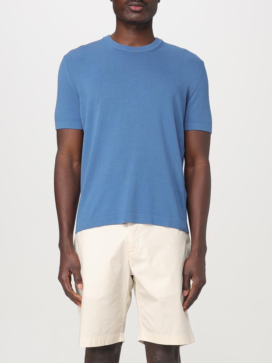 Brooksfield Sweater Men Color Gnawed Blue In Gnawed Blue