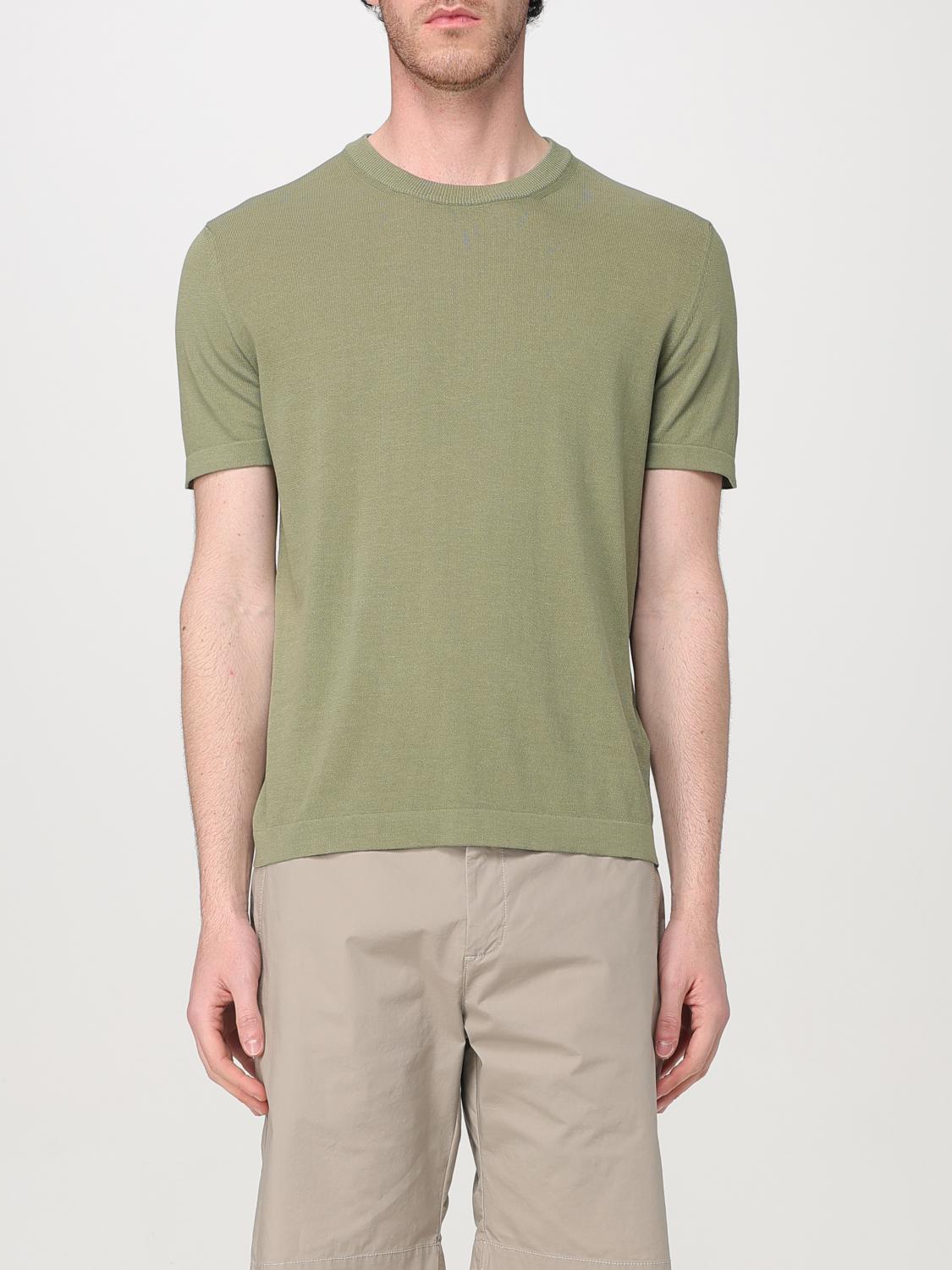 Brooksfield Knit T-shirt In Military