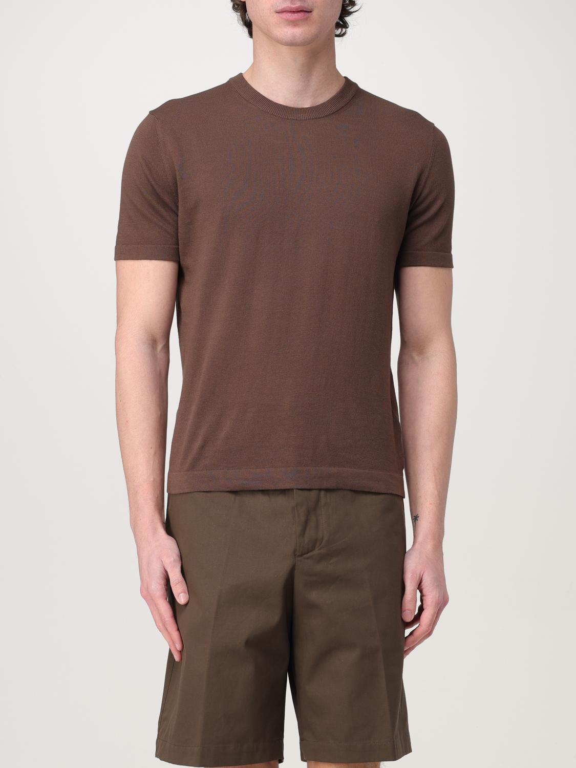 Brooksfield Sweater Men Color Cocoa In Cocoa