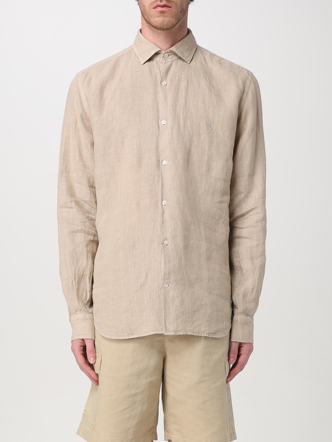 Brooksfield Shirt  Men Color Rope In Rope