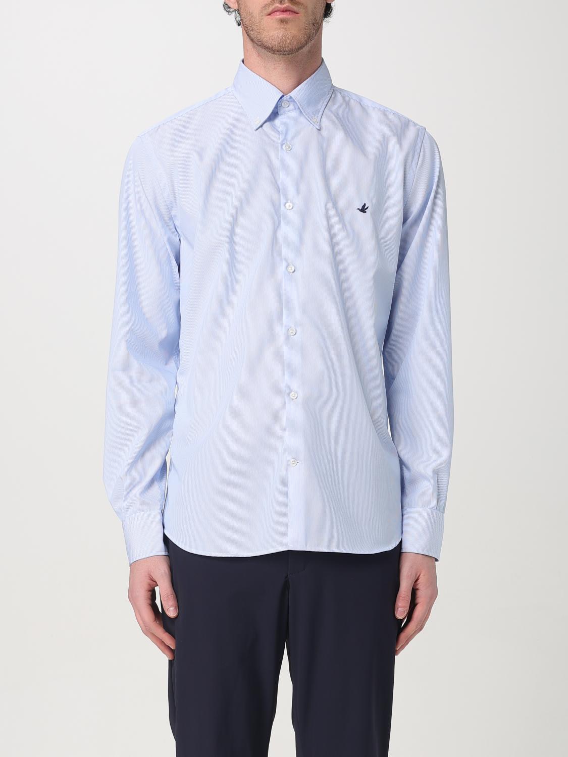 Brooksfield Shirt Men Color Sky Blue In Sky Blue