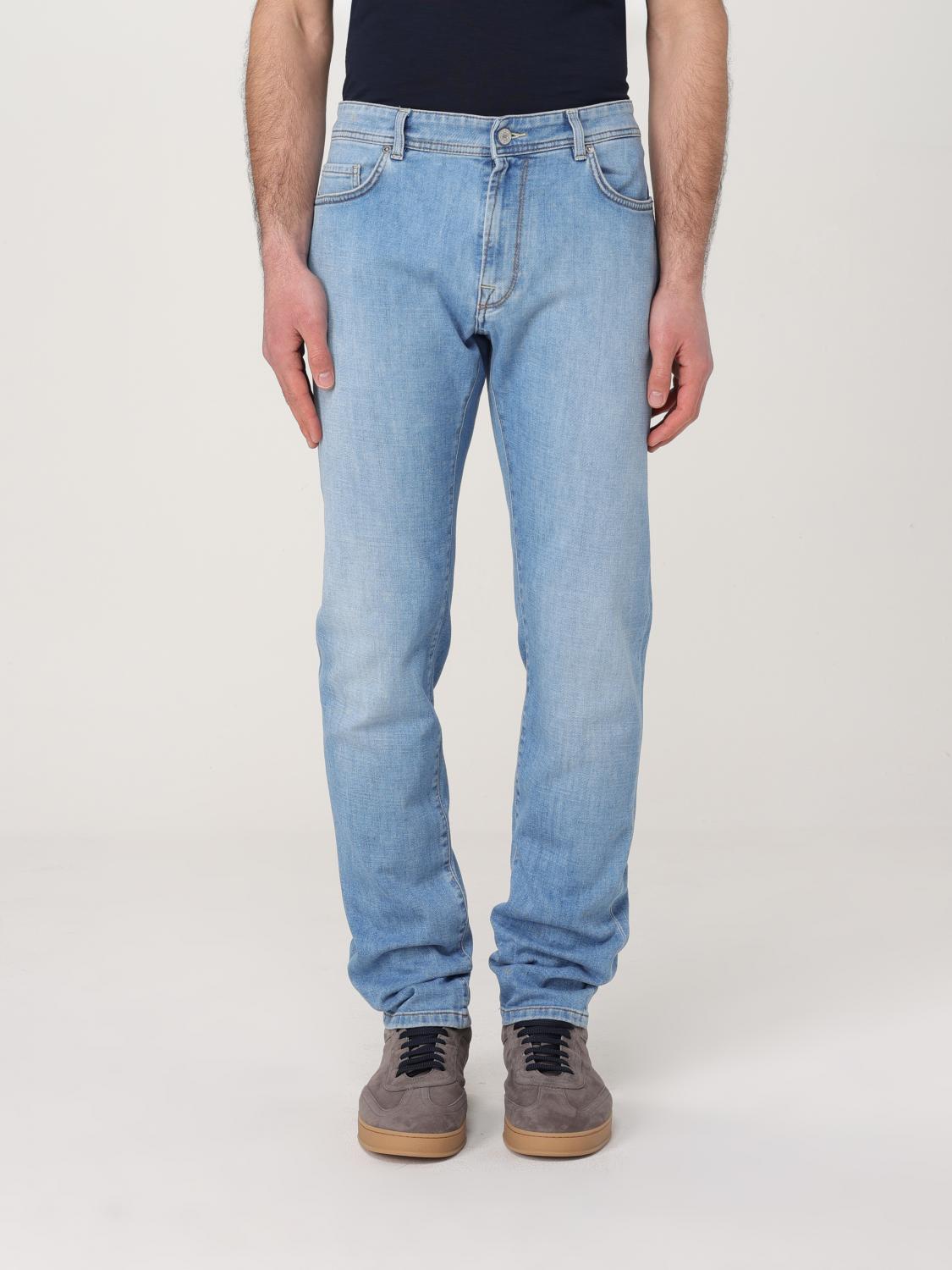 Brooksfield Jeans  Men Color Stone Washed In Stone Washed